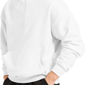 Men Hoodie Sweatshirt Loose Fit Fashion Pullover Hoodie Casual Long Sleeve Hooded Sweatshirt with Pocket