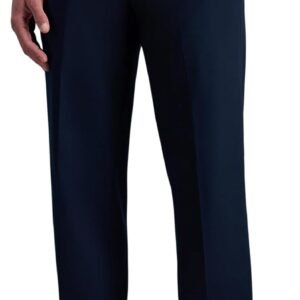 Men's Premium No Iron Khaki Classic Fit Flat Front Casual Pant (Regular and Big & Tall Sizes)