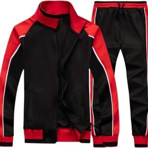 Men's Tracksuit 2 Pieces Sweat Suits Casual Long  Outfit Sports Jogging Suits Set