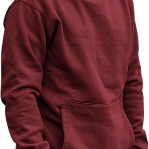 Men's Hoodie Sweatshirt Fleece Active Sports Hooded Pullover Workout Tops