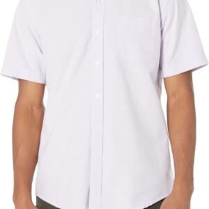 Men's Regular-Fit Short-Sleeve Pocket Oxford Shirt