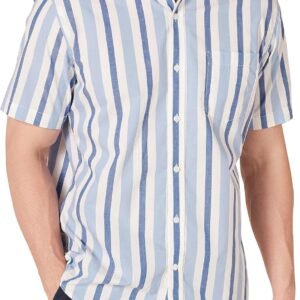 Men's Regular-Fit Short-Sleeve Poplin Shirt