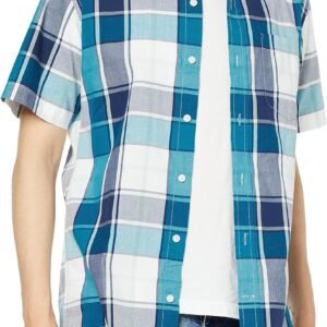 Men's Regular-Fit Short-Sleeve Poplin Shirt