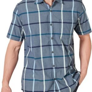 Men's Regular-Fit Short-Sleeve Poplin Shirt