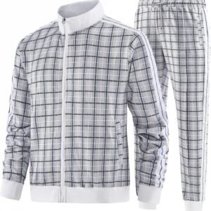 Men's Casual Tracksuits Long Sve Jogging Suits Sweatsuit Sets Track Jackets and Pants 2 Piece Outfit